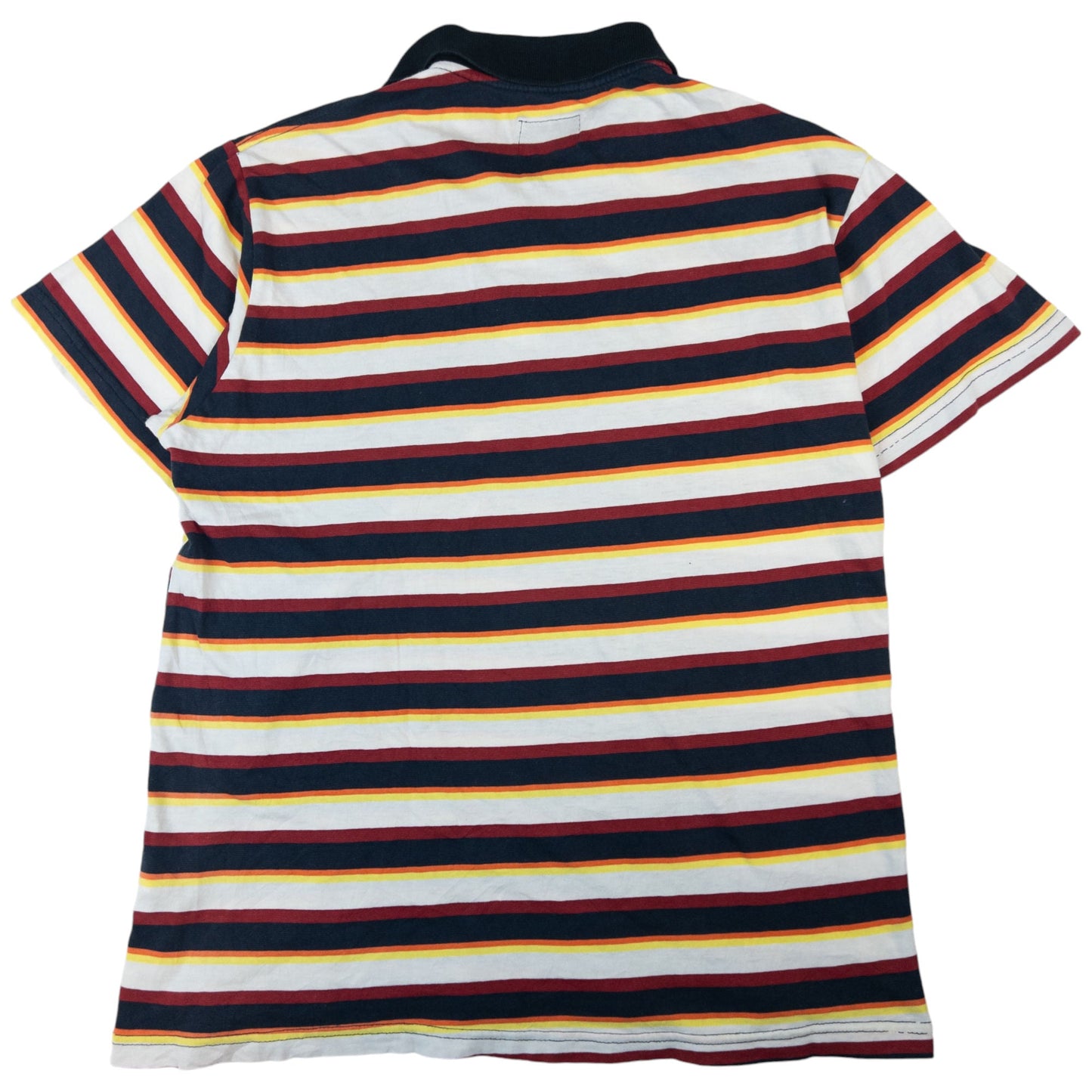 Vintage Stussy Striped Polo Shirt Women's Size L