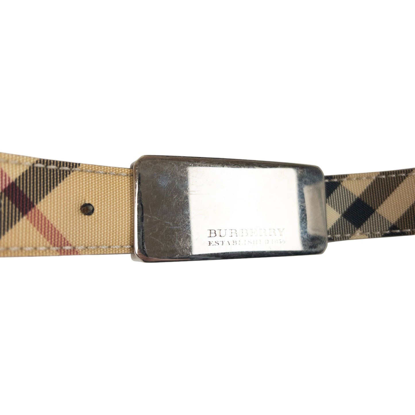 Vintage Burberry Nova Check Belt Size W34