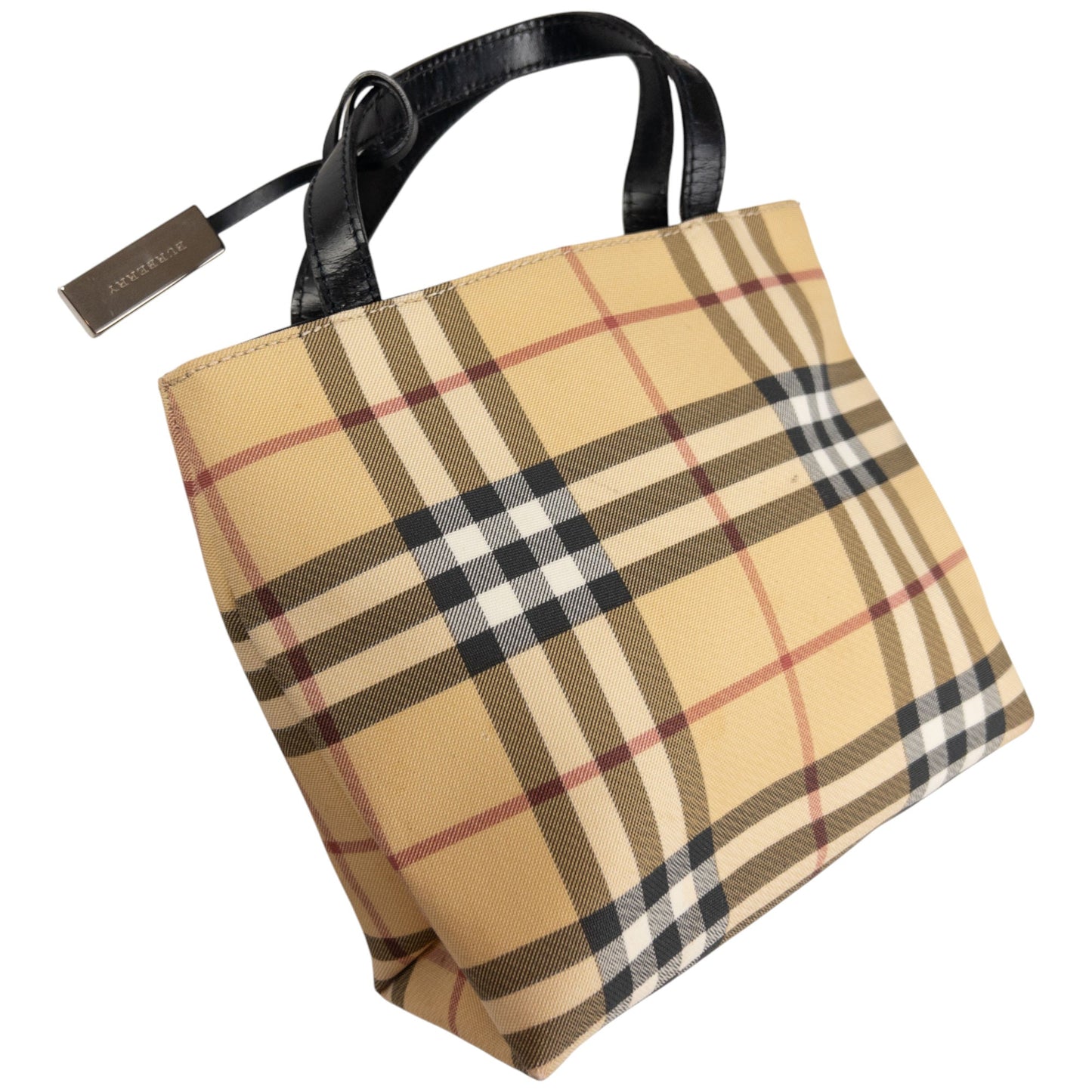 Vintage Burberry Nova Check Handbag