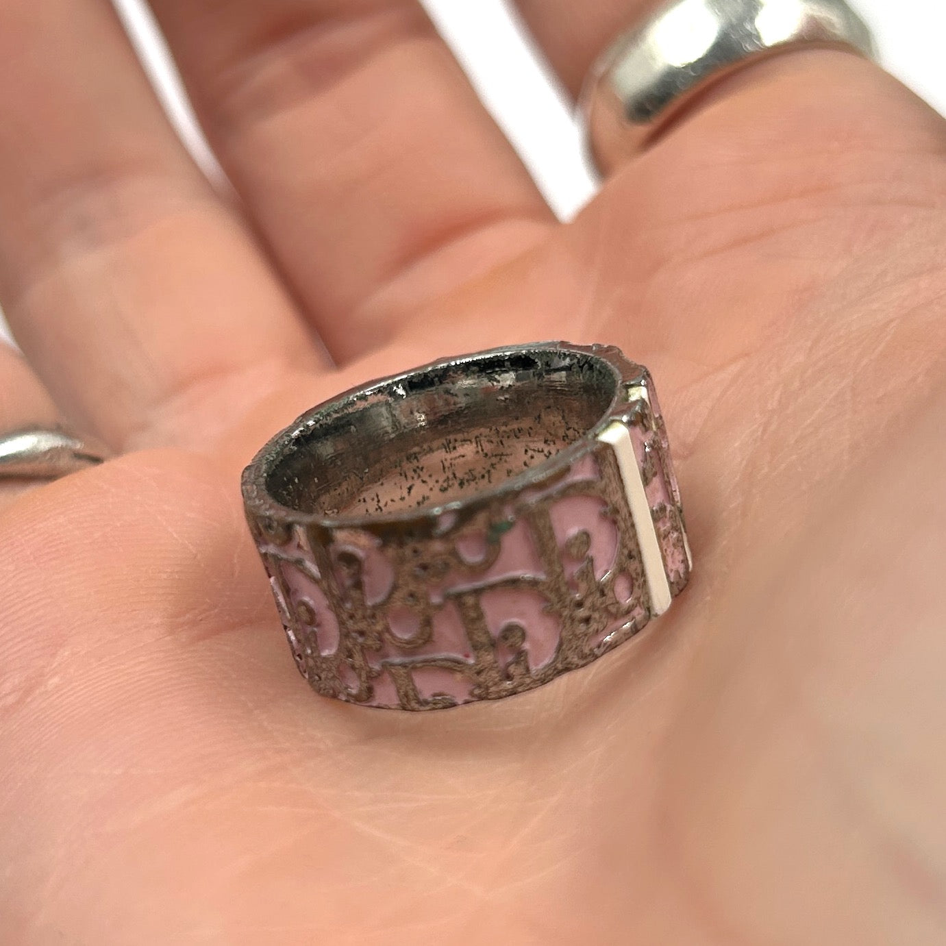 Vintage Christian Dior Monogram Ring