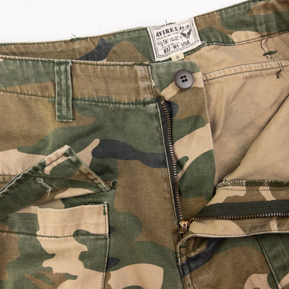 Vintage AVIREX Camo Cargo Pocket Trousers Size W31