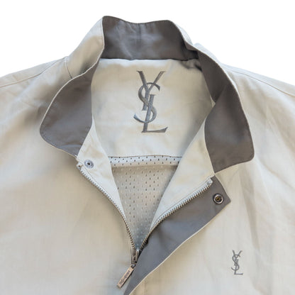 Vintage YSL Yves Saint Laurent Zip Up Jacket Size XL