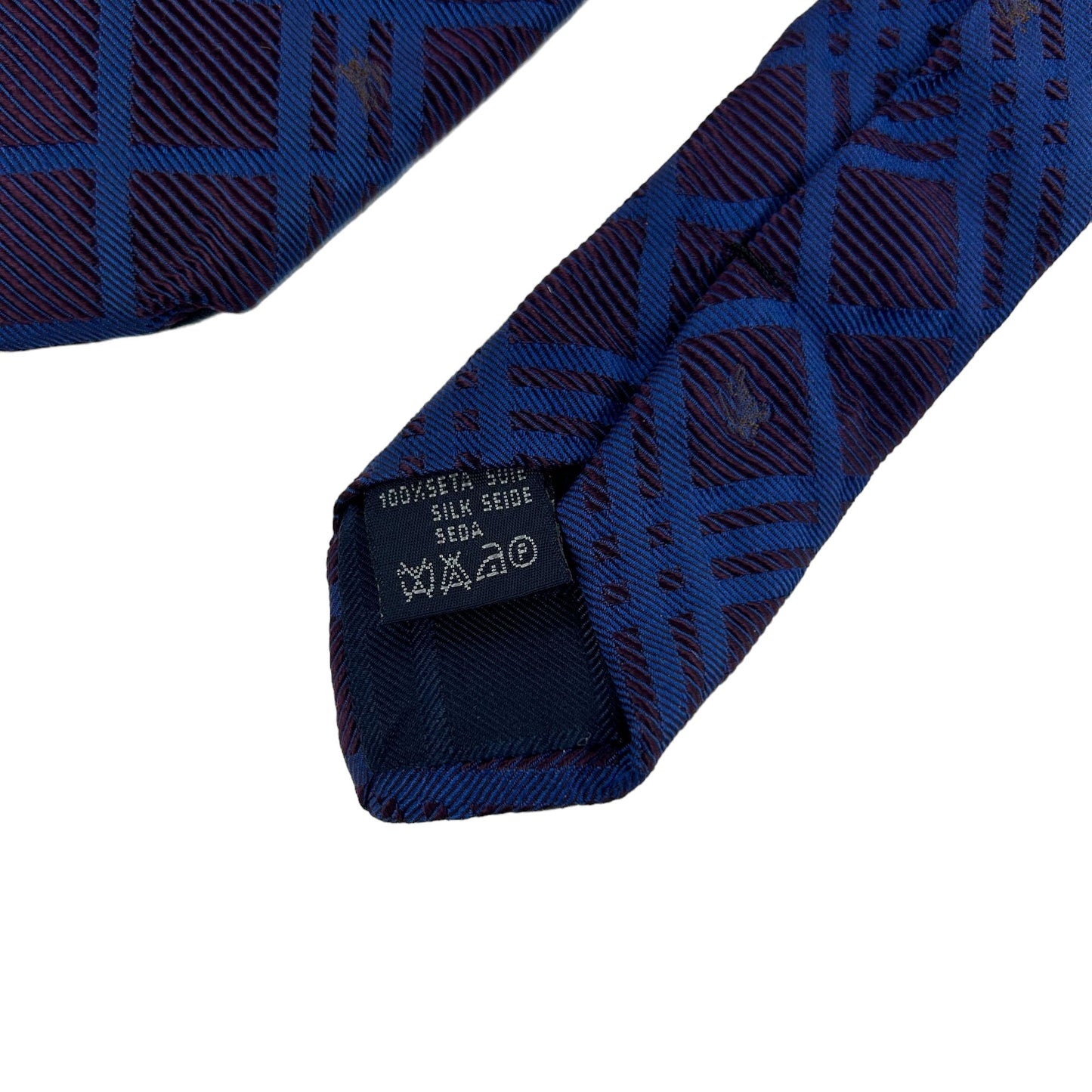 Vintage Burberry Silk Nova Check Tie