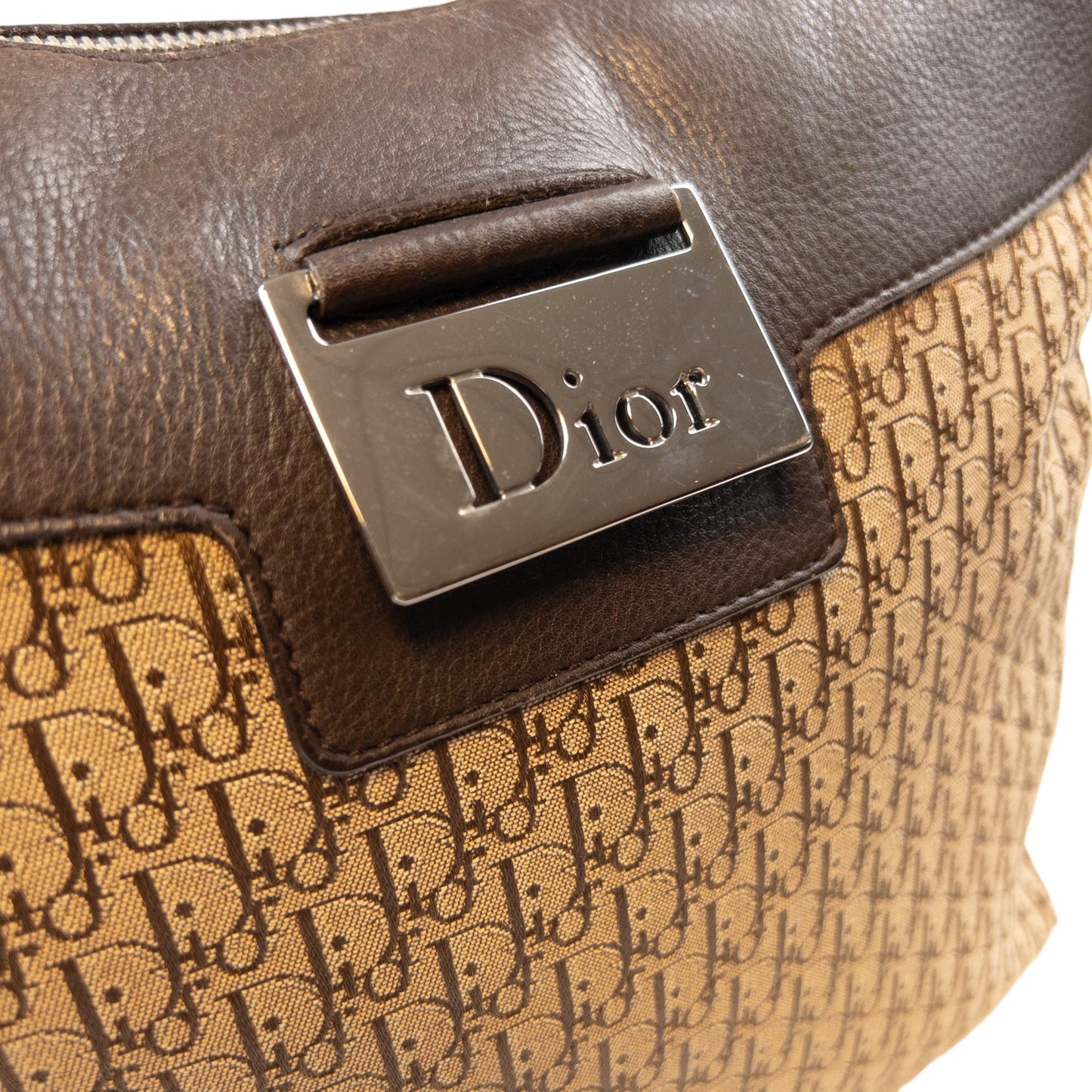 Vintage Dior Monogram Crossbody Bag