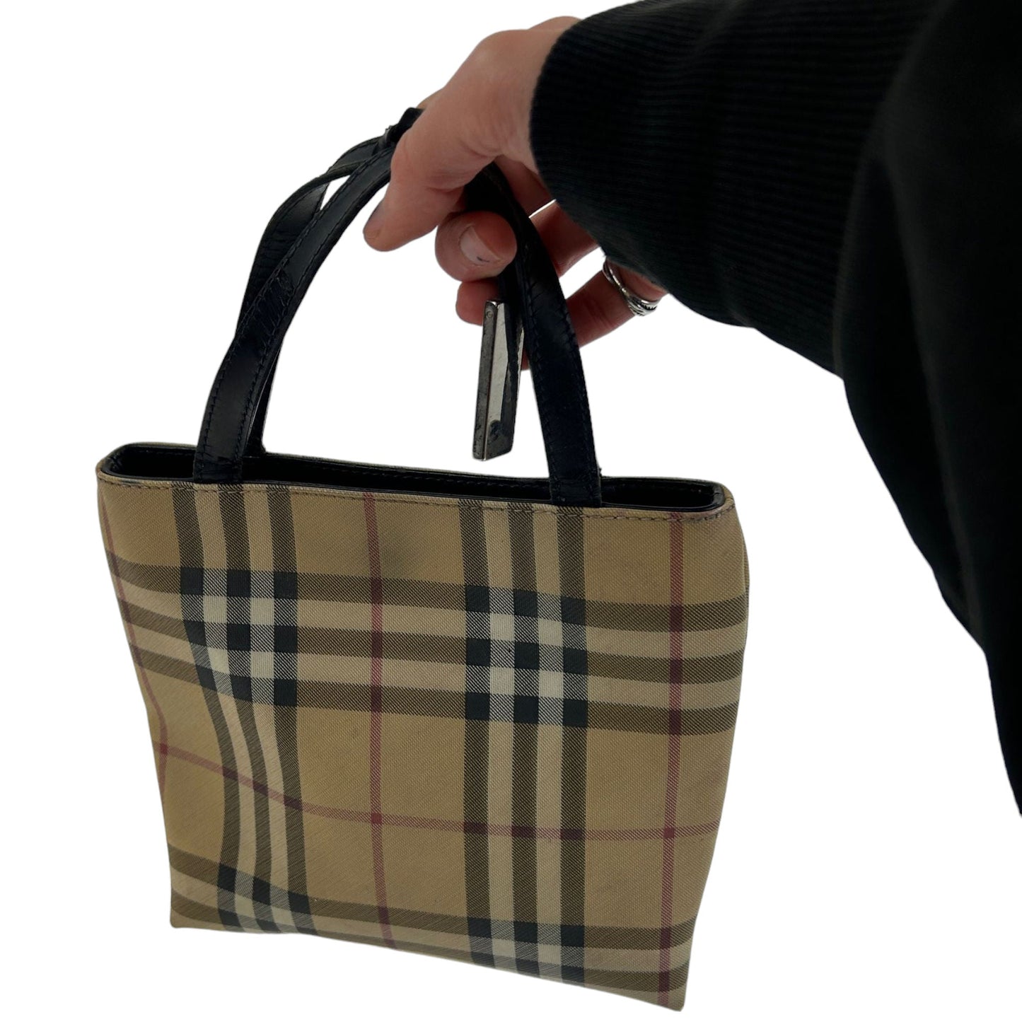 Vintage Burberry Nova Check Hand Bag