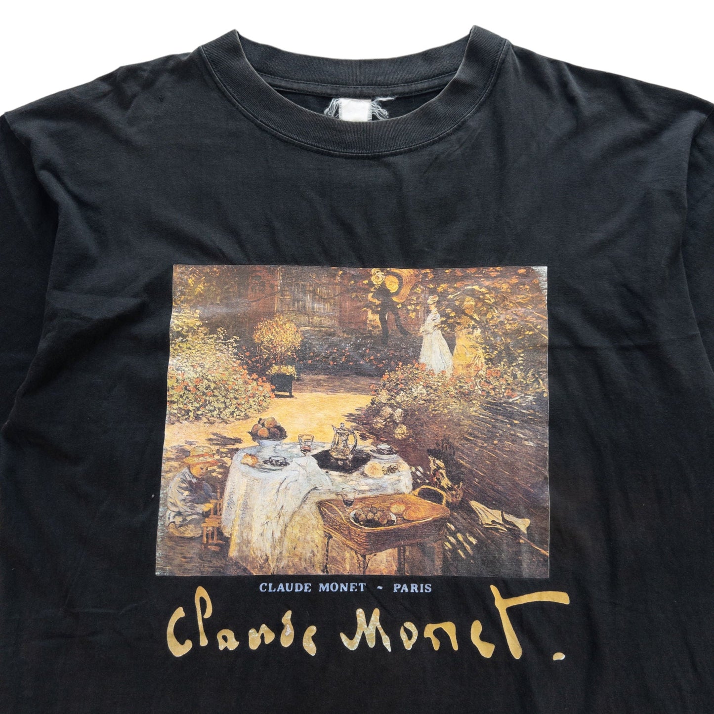 Vintage Claude Monet Art T Shirt Size M