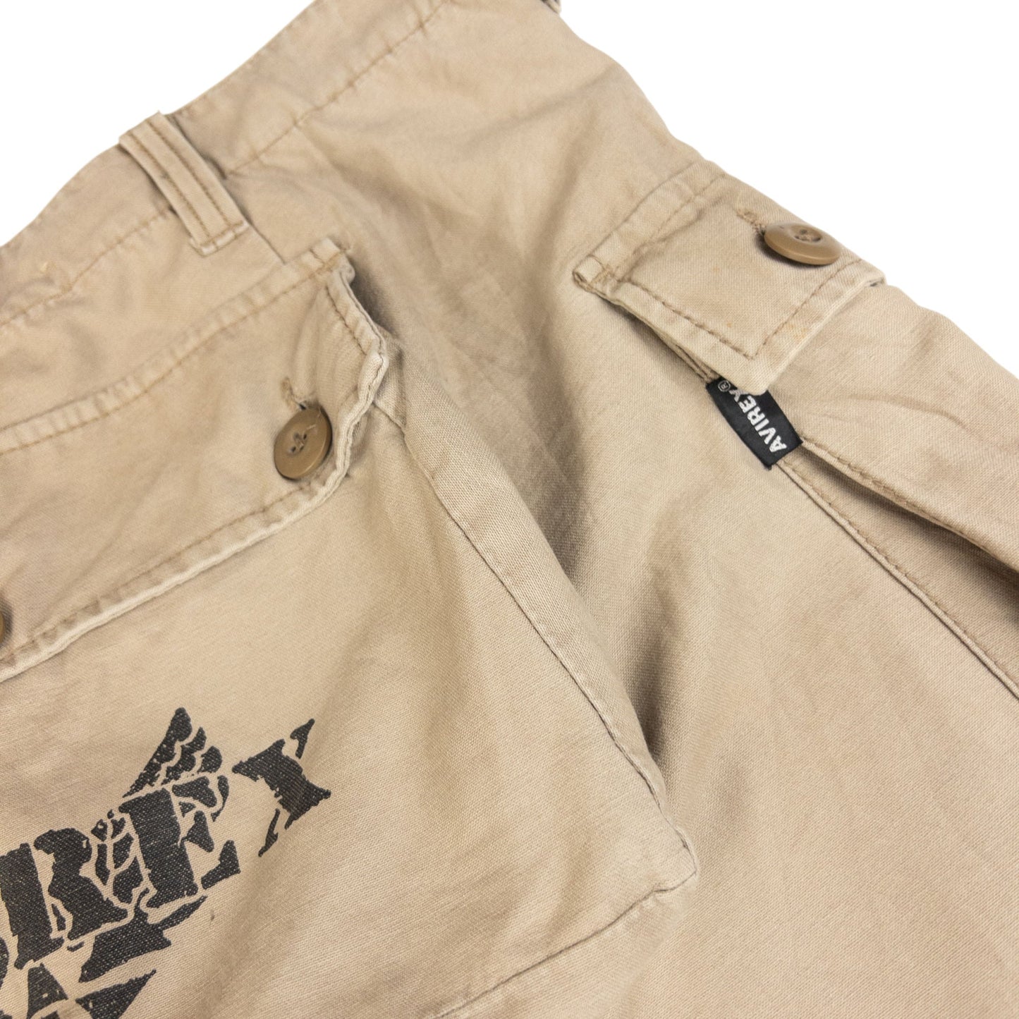 Vintage AVIREX Cargo Pocket Trousers Size W34