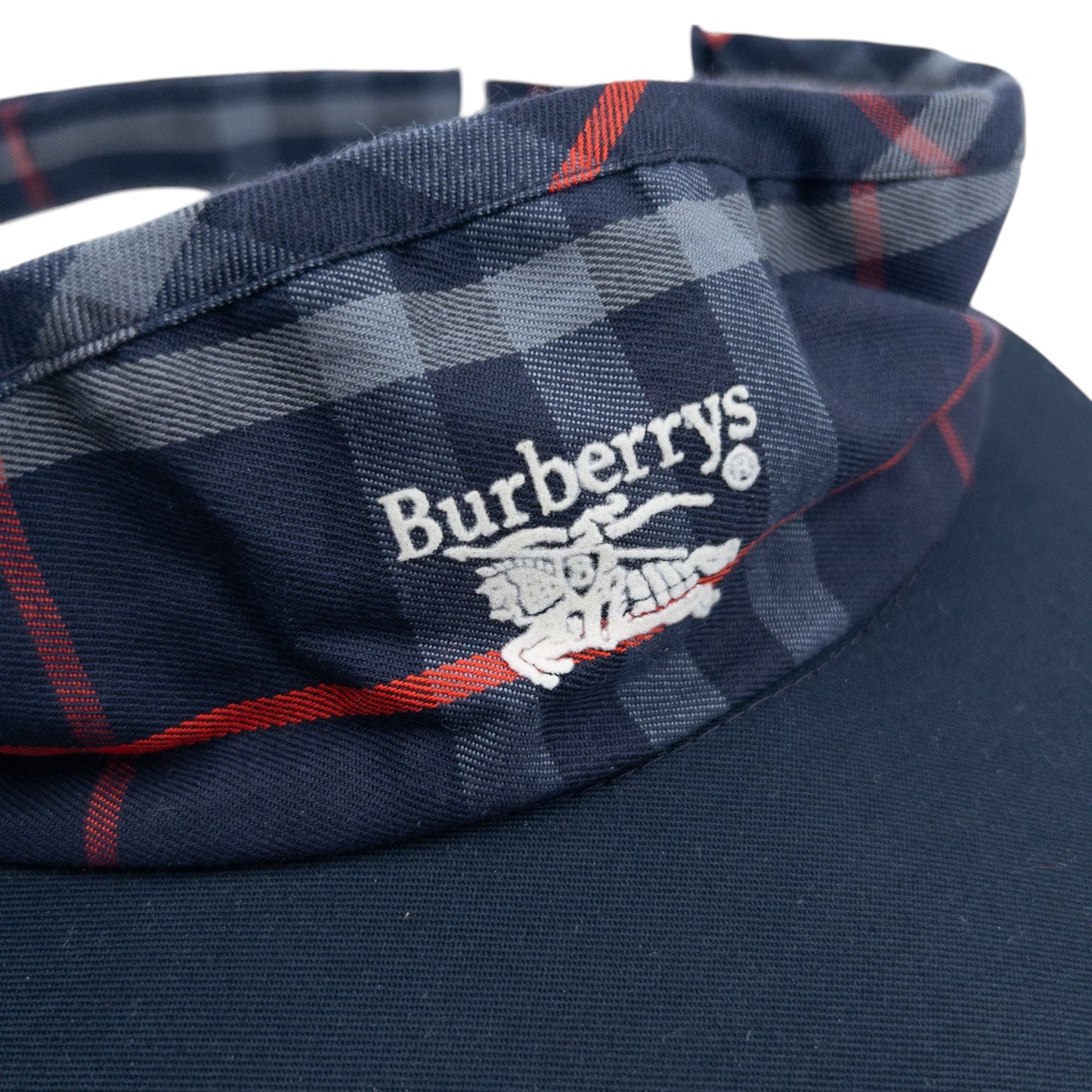 Vintage Burberry Nova Check Visor Hat