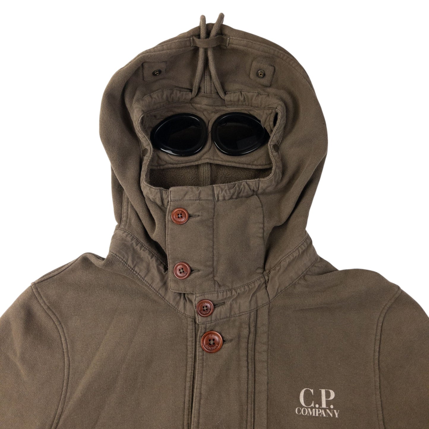 Vintage CP Company Goggle Hood Zip Up Hoodie Size S