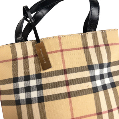 Vintage Burberry Nova Check Handbag