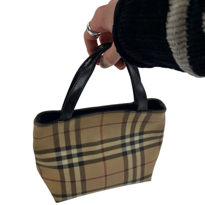 Vintage Burberry Nova Check Hand Bag