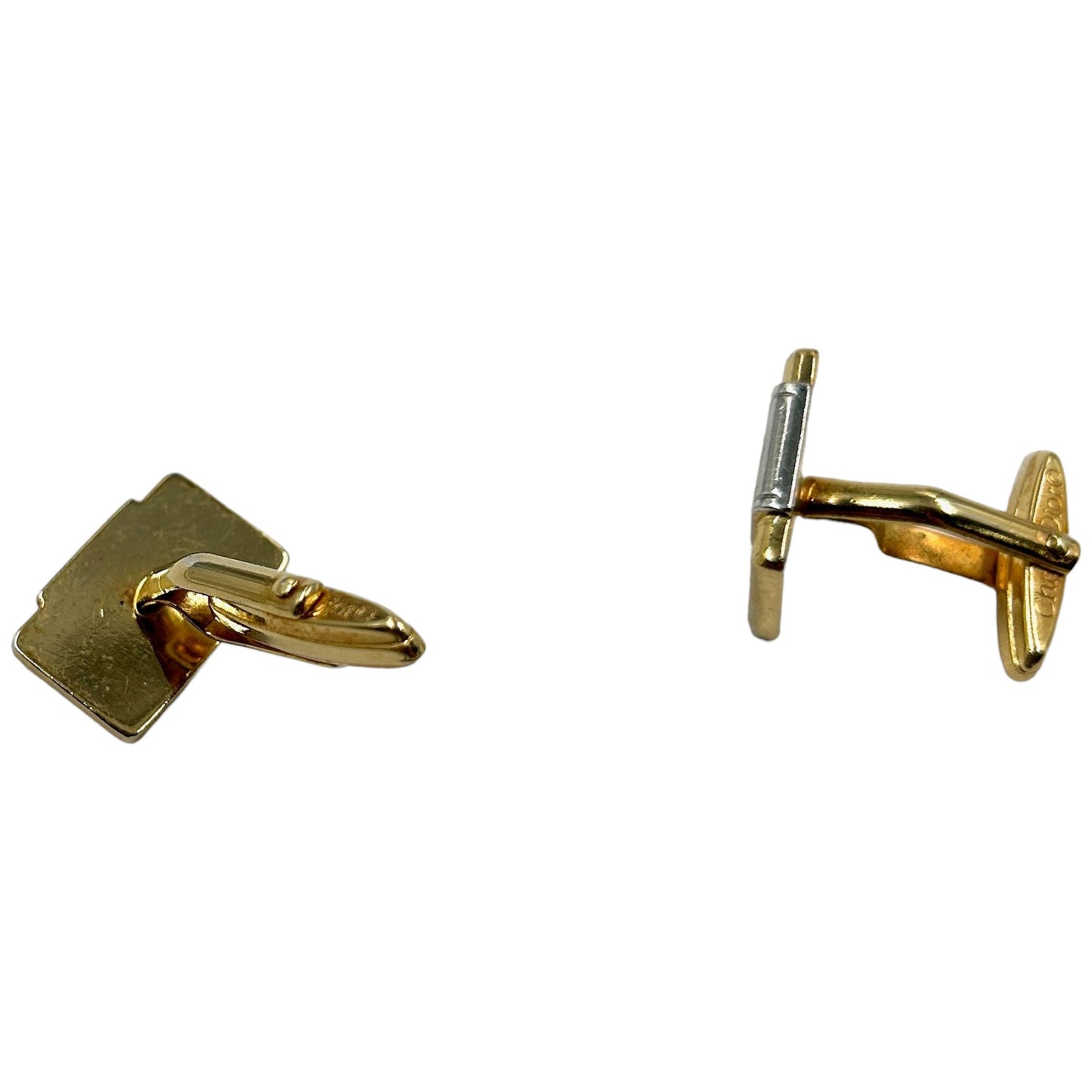 Vintage Christian Dior Gold Cuff Links