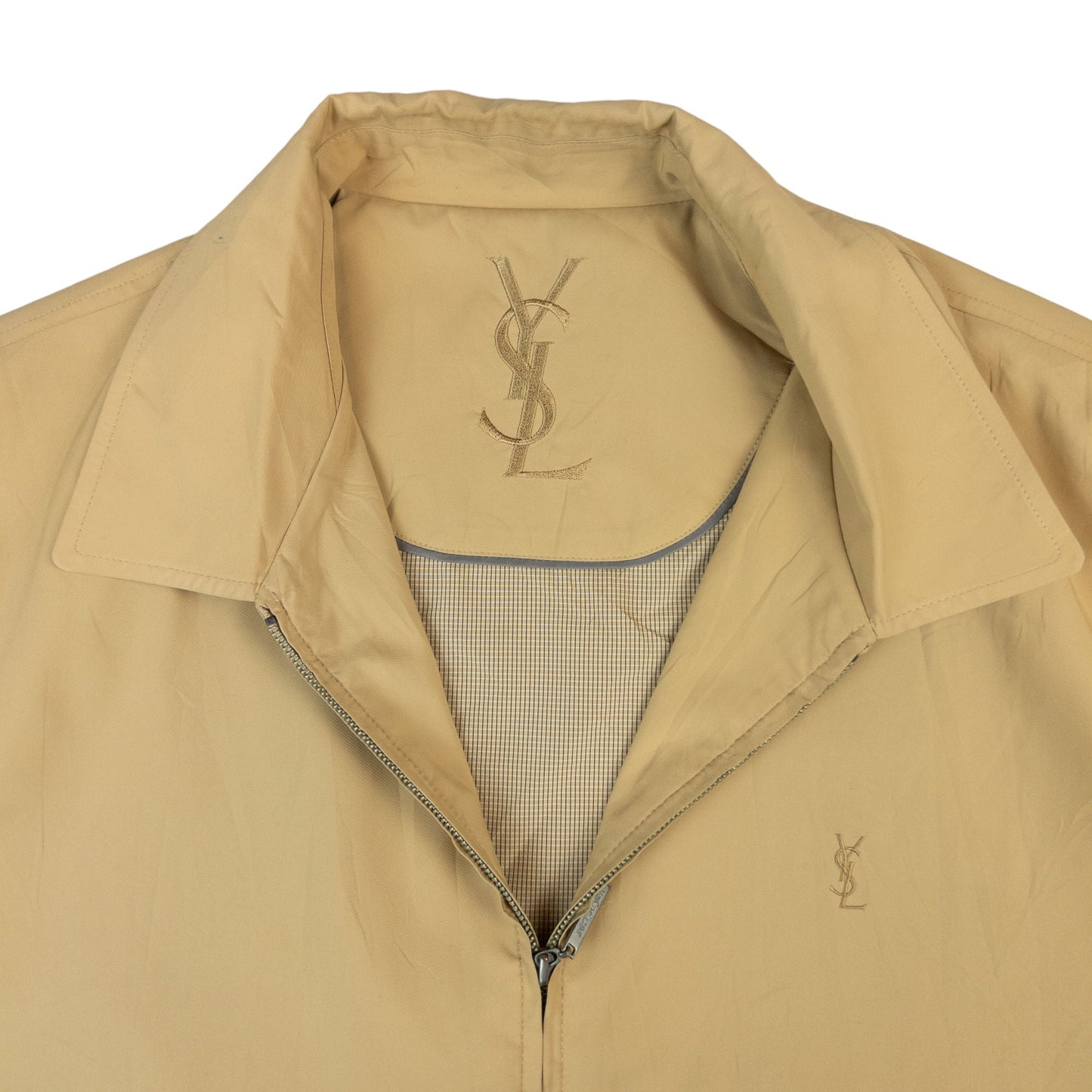 Vintage YSL Yves Saint Laurent Harrington Jacket Size XL