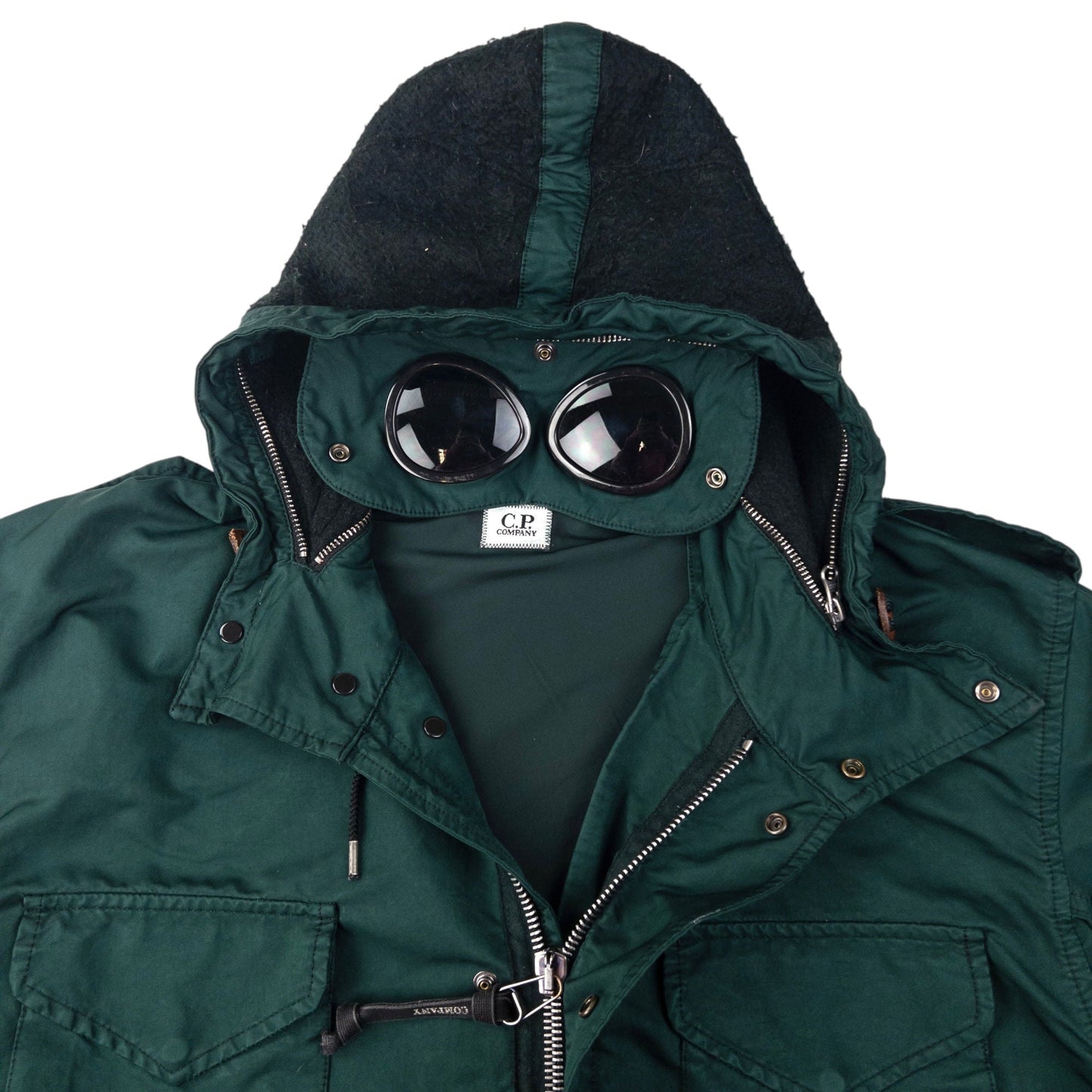 Vintage CP Company Goggle Hood Zip Up Jacket Size L