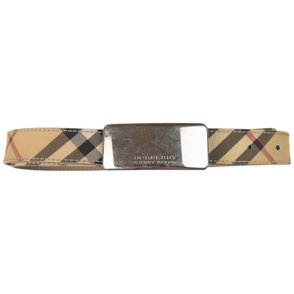 Vintage Burberry Nova Check Belt Size W34