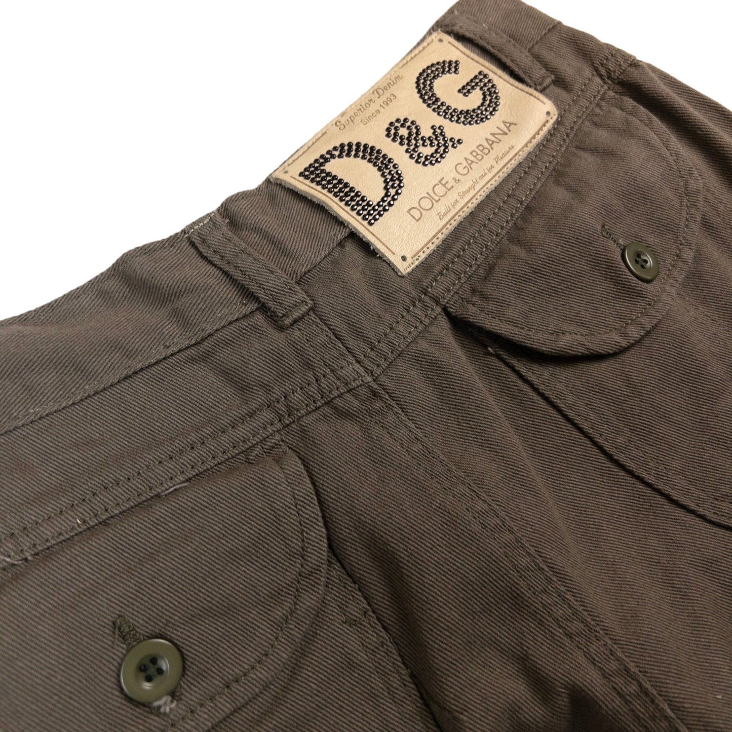 Vintage Archive Dolce & Gabbana Multi Pocket Cargo Trousers Size W28