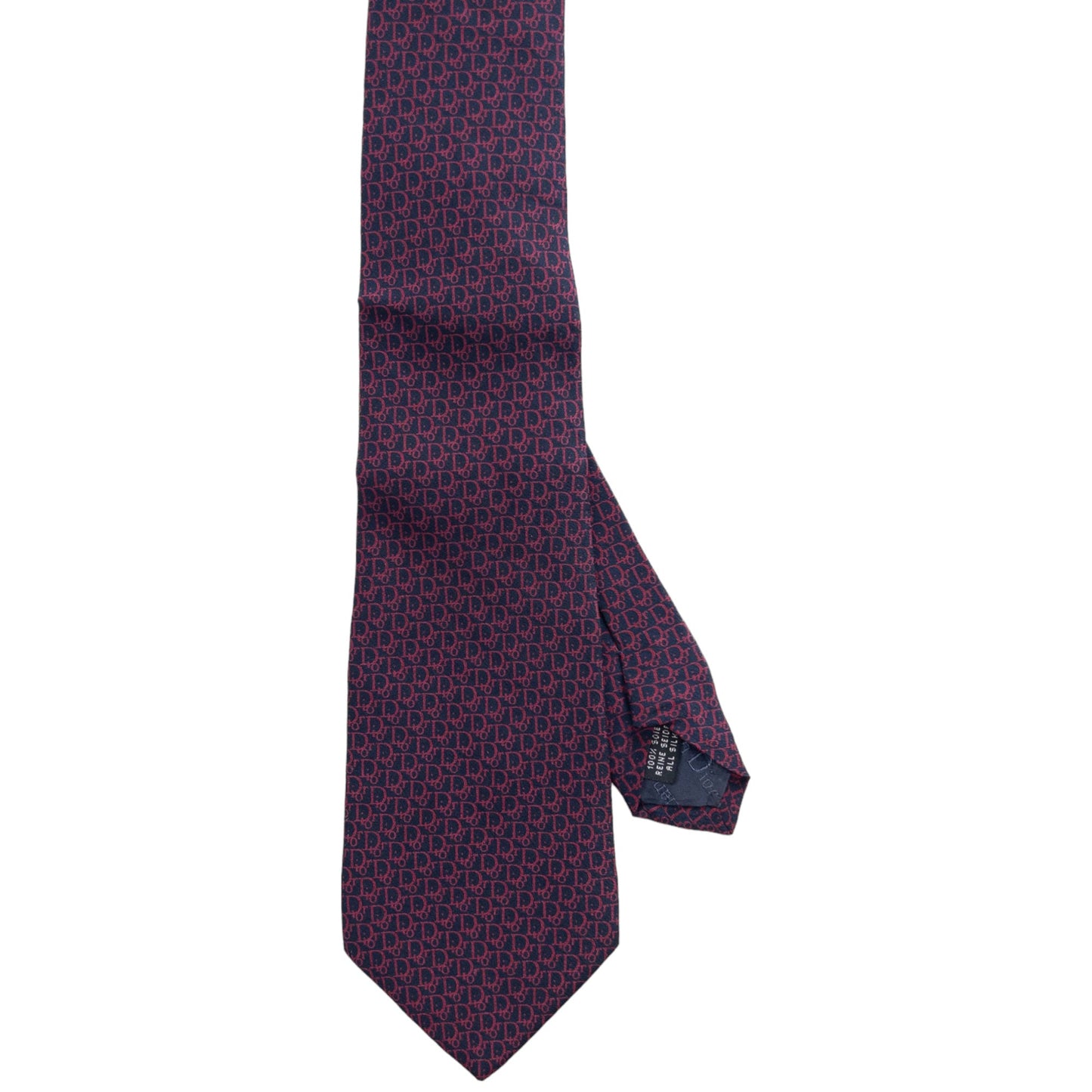 Vintage Christian Dior Silk Monogram Tie