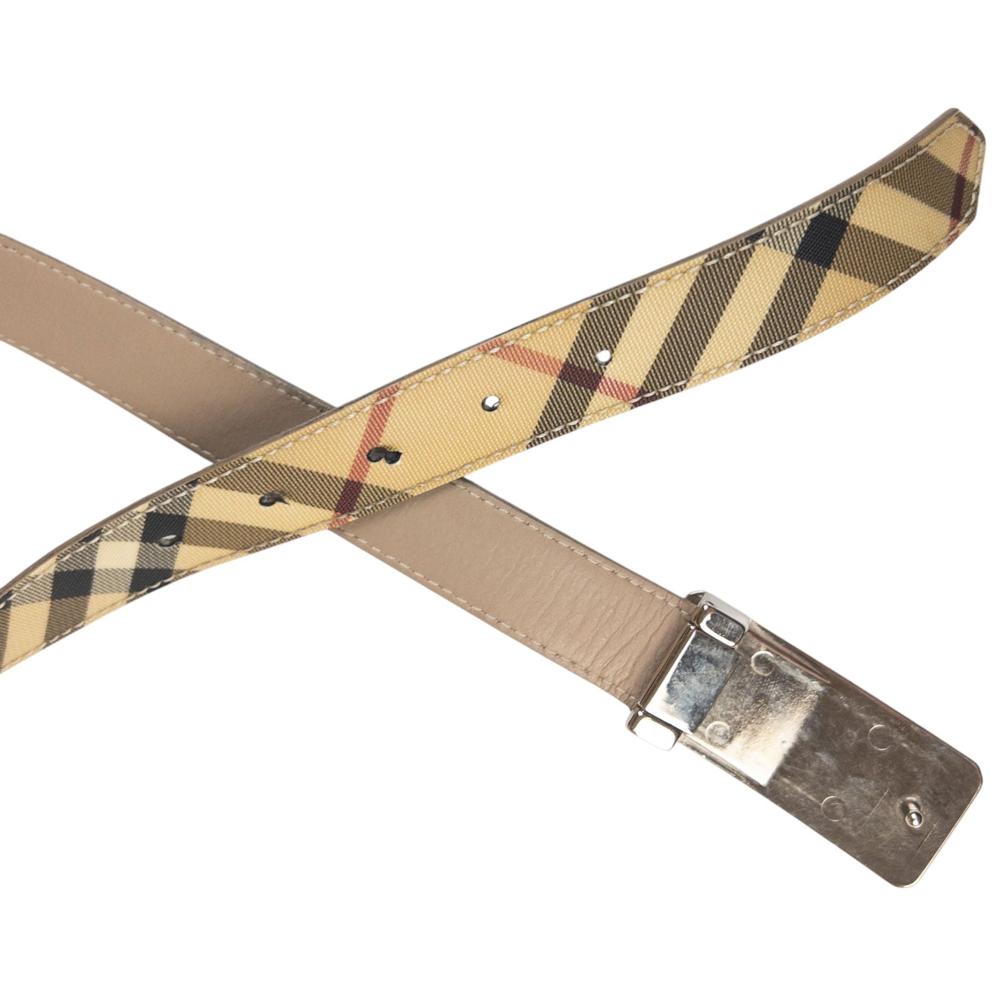 Vintage Burberry Nova Check Belt Size W34