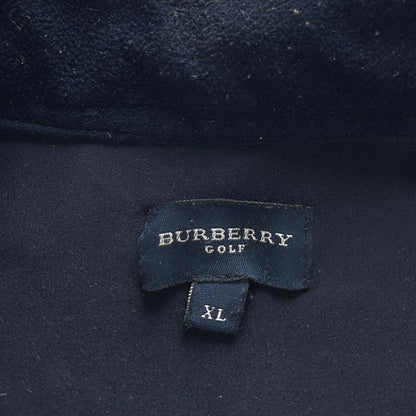 Vintage Burberry Golf Q Zip Fleece Size L