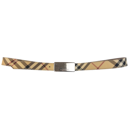 Vintage Burberry Nova Check Belt Size W34