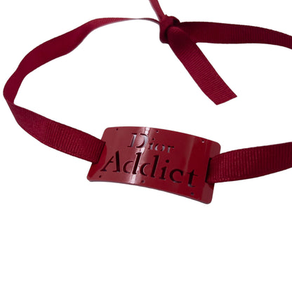 Vintage Dior 'Dior Addict' Choker Ribbon