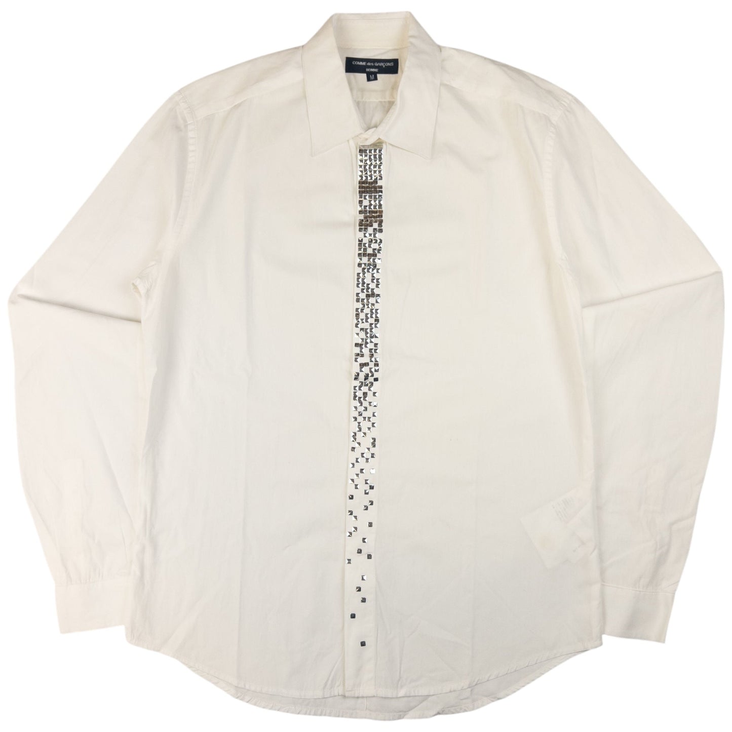 Vintage Comme Des Garçons HOMME Studded Long Sleeve Button Up Shirt Size M