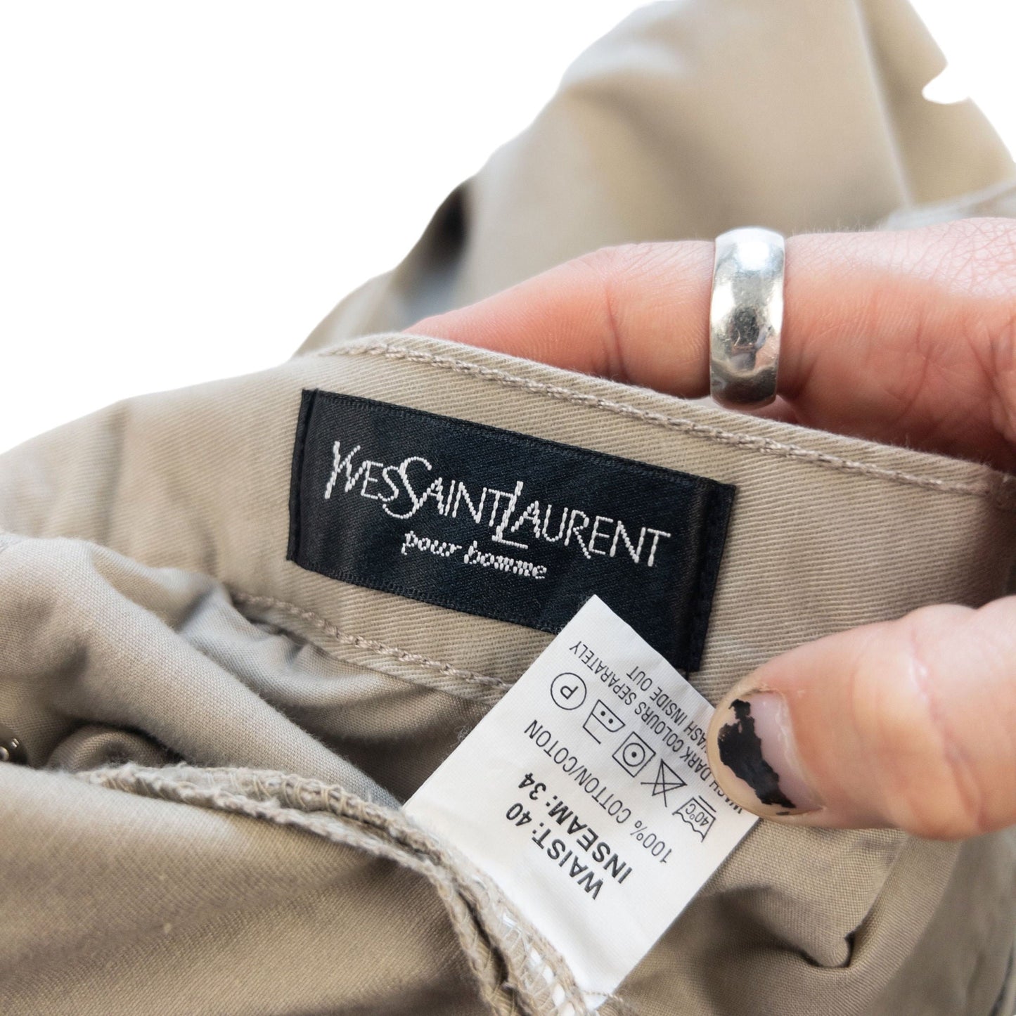 Vintage YSL Yves Saint Laurent Trousers Size W40