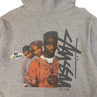 Vintage Stussy X De La Soul MTV Graphic Hoodie Size M