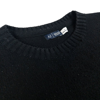 Vintage Armani Jeans Knitted Jumper Size L