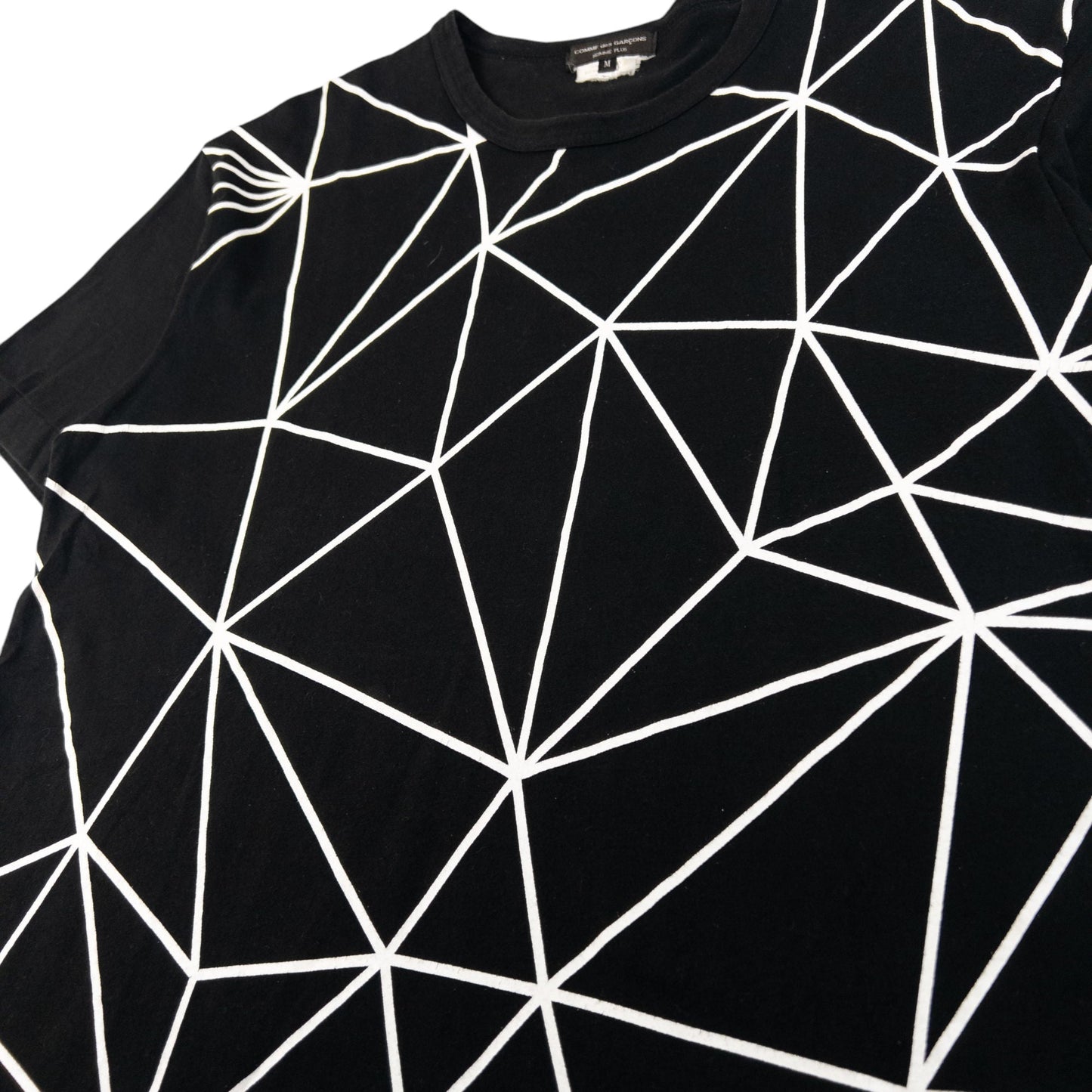 Vintage Comme Des Garçons HOMME Geometric Printed T Shirt Size M