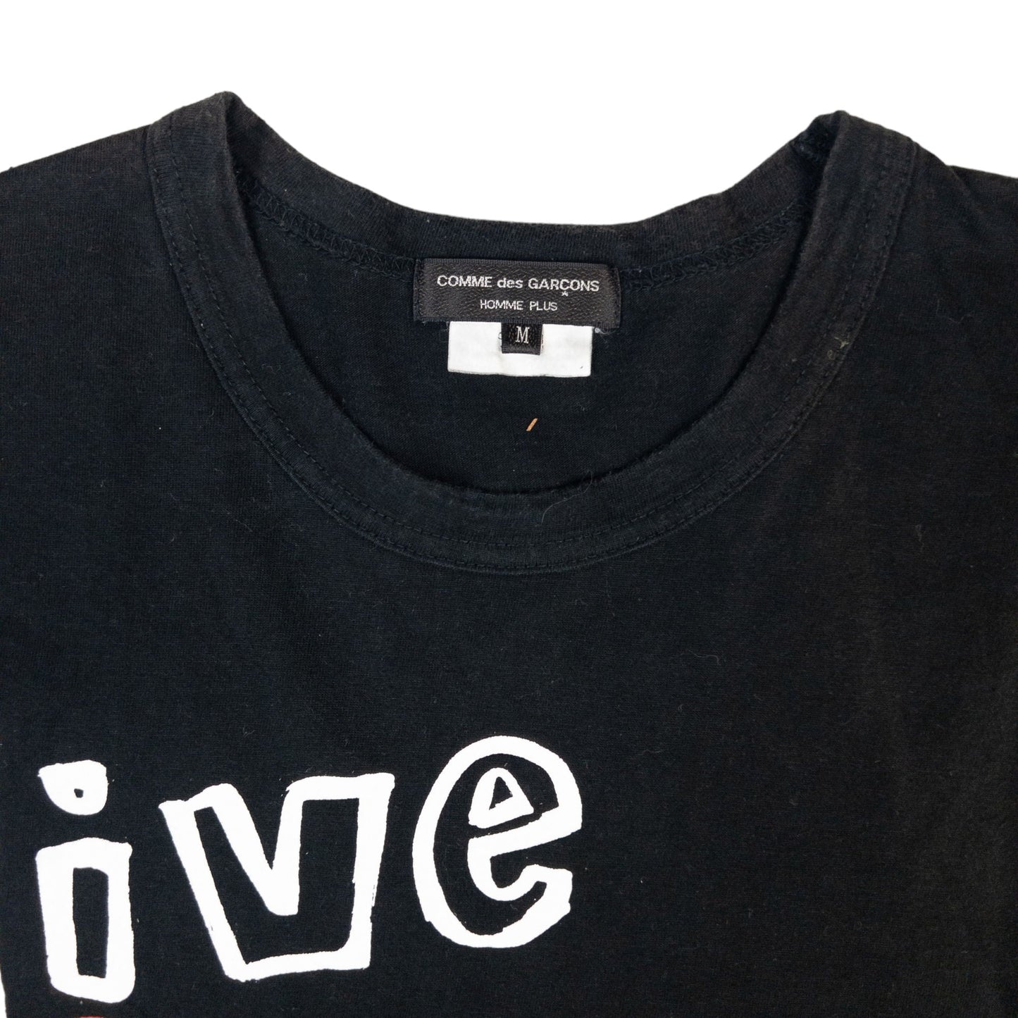 Vintage Comme Des Garçons HOMME Live Free T Shirt Size M