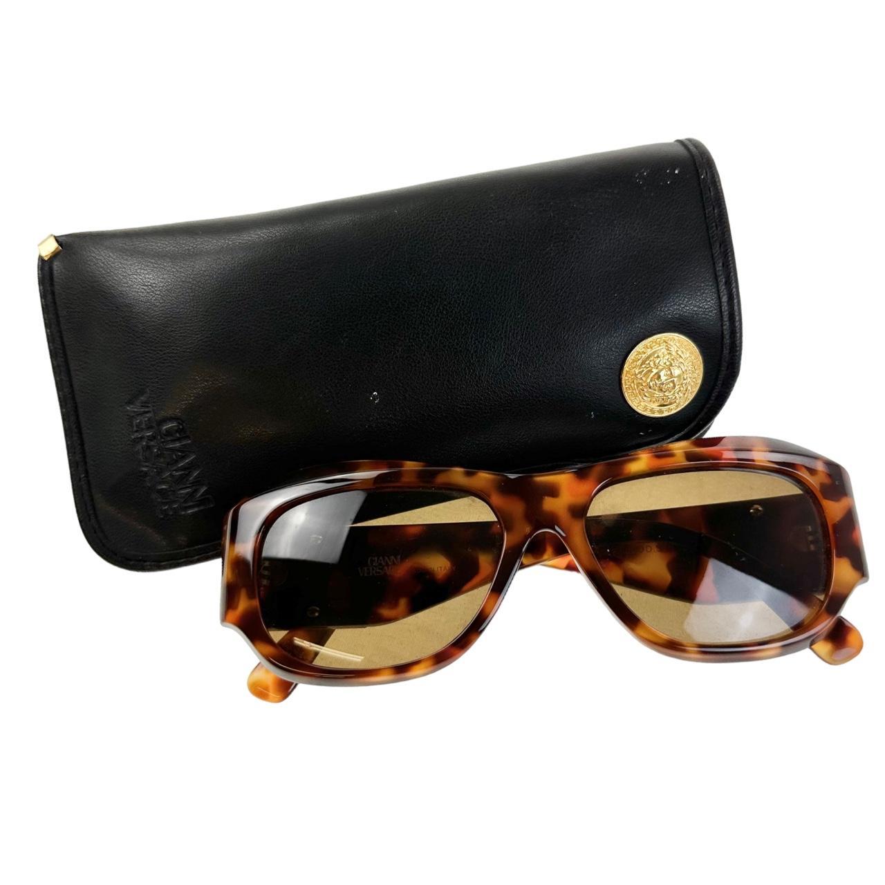 Vintage Versace Tortoise Shell Sunglasses