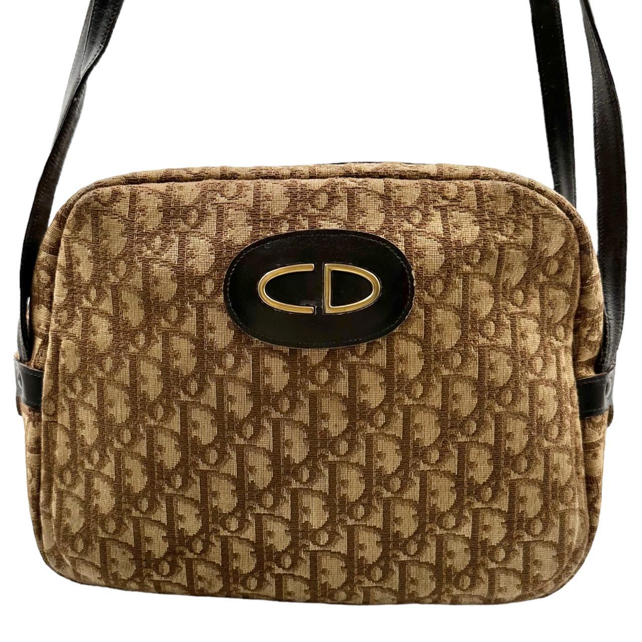 Vintage Dior Monogram Cross Body Bag