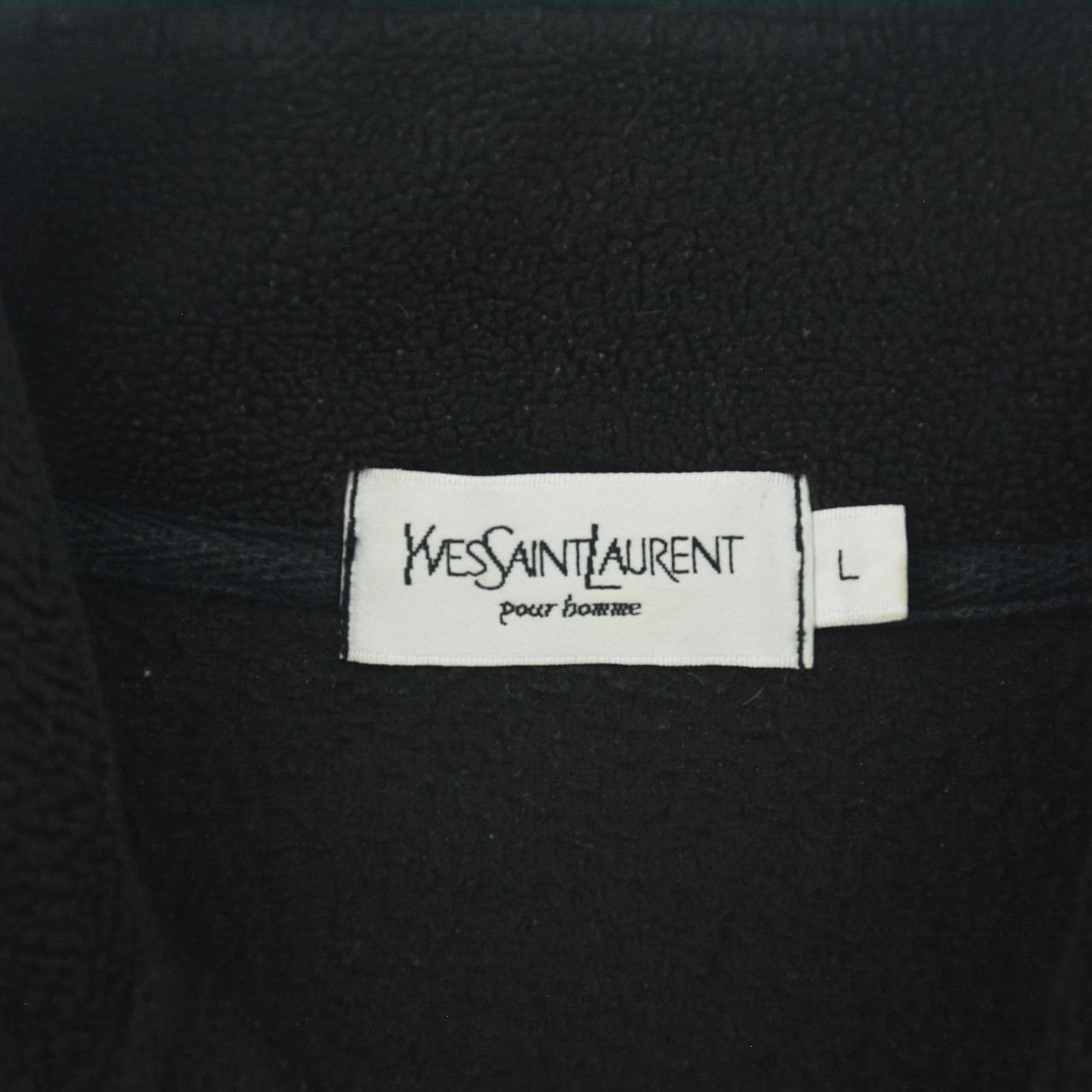 Vintage YSL Yves Saint Laurent Q Zip Fleece Size L