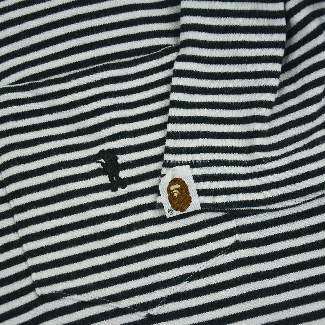 Vintage BAPE Striped T Shirt Size S