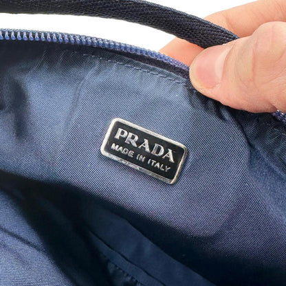 Vintage 1999 Prada Canvas Shoulder Bag